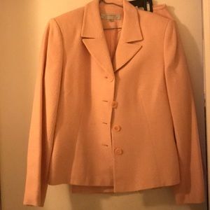 Tahari skirt suit, light pink, size 8
